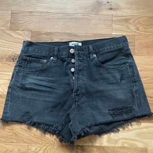 Black Parker agolde shorts